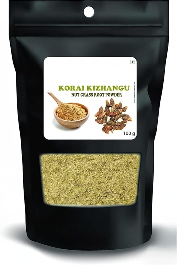 Korai Kizhangu Powder | Nut Grass | Cyperus rotundus | Tuber Powder -100 Gms