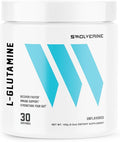 Swolverine L-Glutamine | Reduces Exercise Induced Muscle Soreness Improves Recovery Enhances Gut Health Supports Immune Health Vegan Non-GMO GF 5g Per Serving (30 Servings)