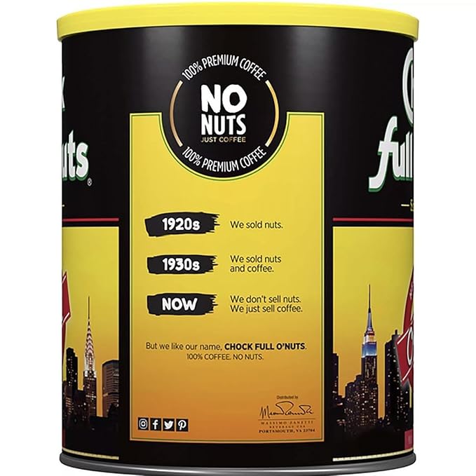 Chocks full o'Nuts Heavenly Ground Coffee Original Blend 42 oz.