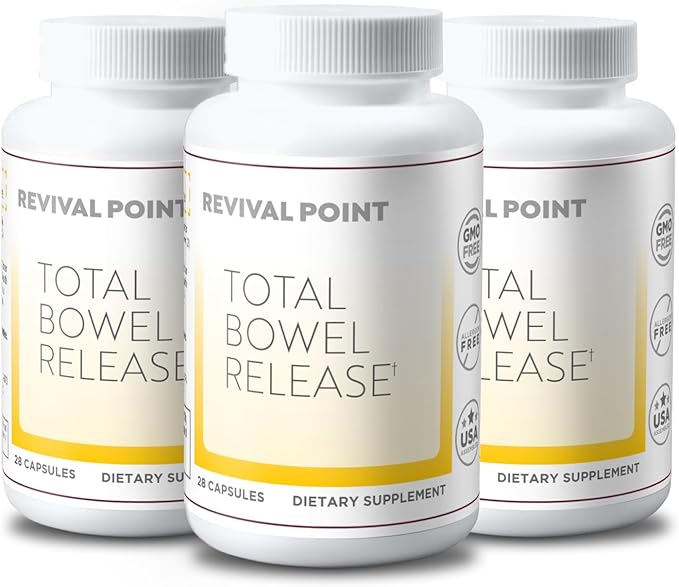 Total Bowel Release - Bloating Relief for Women &amp Men - 3 Bottles