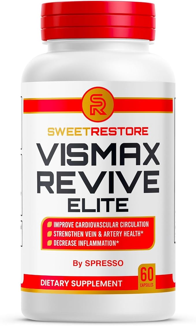 (1 Pack) SweetRestore Vismax Revive Elite Capsules Official Vismax Revive Support Supplement With Premium Ingredients All Natural Advanced Formula for Overall Health &amp Wellness Reviews (60 Capsu