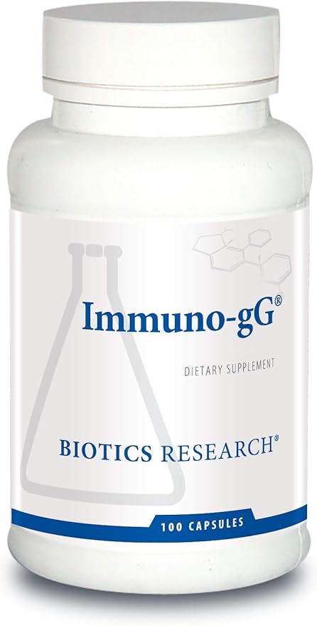 Biotics Research Immuno gG 240 milligrams Colostrum Immune Support Lean Muscle Athletic Performance Gut Health 100 Capsules