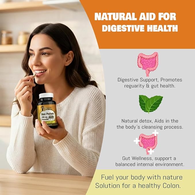 Sunshine Naturals Herbal Digestive Support Supplement 1200 mg 60 Tablets (3 Pack)