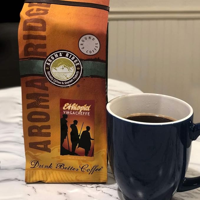 Aroma Ridge Ethiopia Yirgacheffe Coffee 1 lb Whole Bean