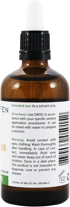 DMSO &amp Magnesium Oil Mixture by Dr. Hartmut Fischer (3.4 Oz) Pharmaceutical Grade Ingredients High Purity Low Odor Heiltropfen®
