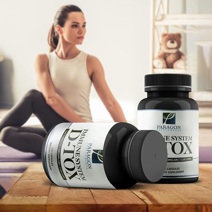 Spike Protein Removal - Original Spike Detox Formula with Nattokinase Bromelain &amp Curcumin - 3-in-1 Immune System Supplement - Non-GMO Vegan Gluten-Free Made in USA - 120 Capsules (30 Day Supp