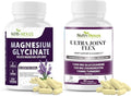 Ultra Joint Flex with Glucosamine/Chondroitin/Turmeric + Magnesium Glycinate — 2-Bottle Bundle 90 Capsules Each