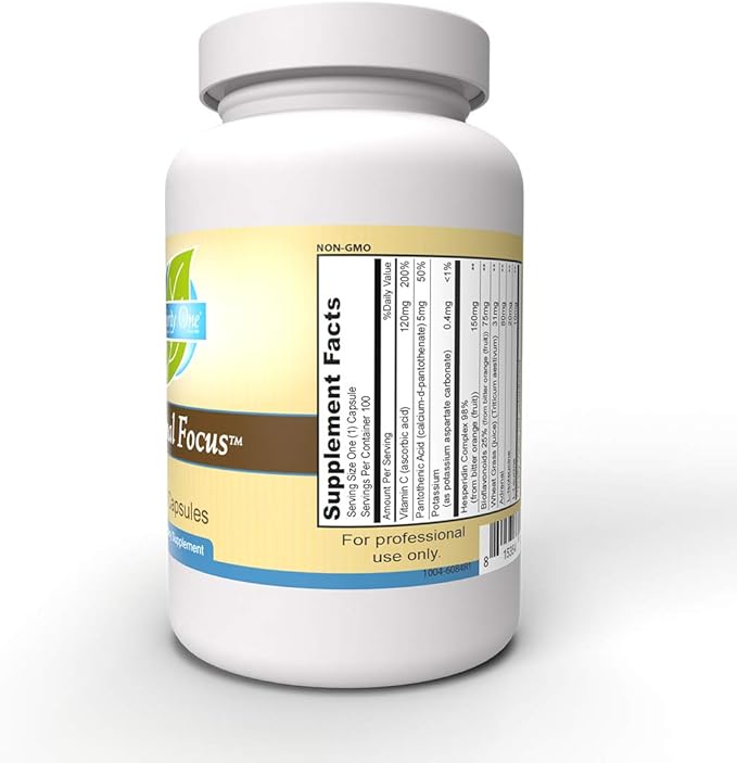 Priority One Vitamins Adrenal Focus 100 Capsules Adrenal Support