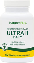 NaturesPlus Ultra II Daily - 60 Tablets - Multivitamin with Whole Foods for Overall Well-Being - Supports Energy &amp Immune Health - Sustained Release - 60 Servings