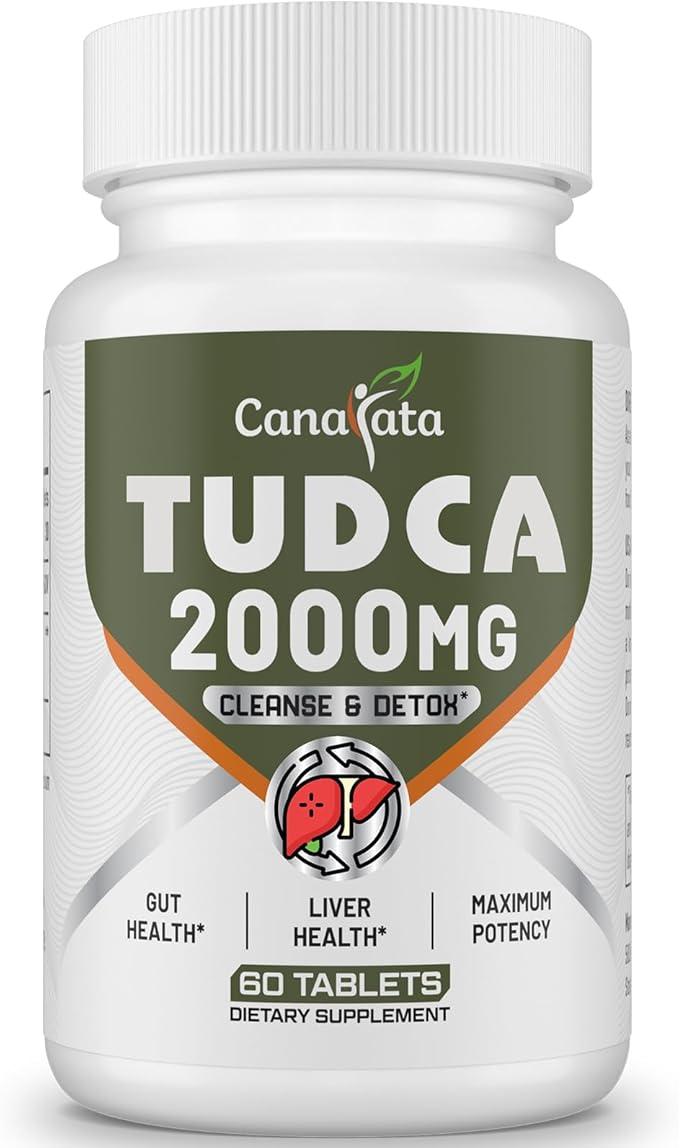 TUDCA Liver Supplements 2000mg - Strong Bile Salts Support Liver Detox &amp Cleanse - Liver and Gallbladder Health Formula-Easy to Swallow Tablets-30 Days Supply