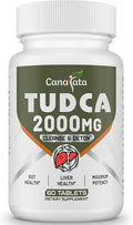 TUDCA Liver Supplements 2000mg - Strong Bile Salts Support Liver Detox &amp Cleanse - Liver and Gallbladder Health Formula-Easy to Swallow Tablets-30 Days Supply