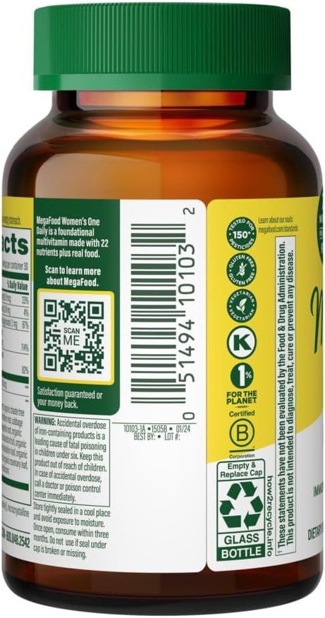 MEGAFOOD Women's One Daily Dailyfoods 30 CT