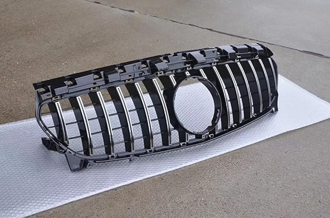 GT R Panamericana Grille for CLA W117 CLA200 CLA250 CLA45 2017-2019 Silver