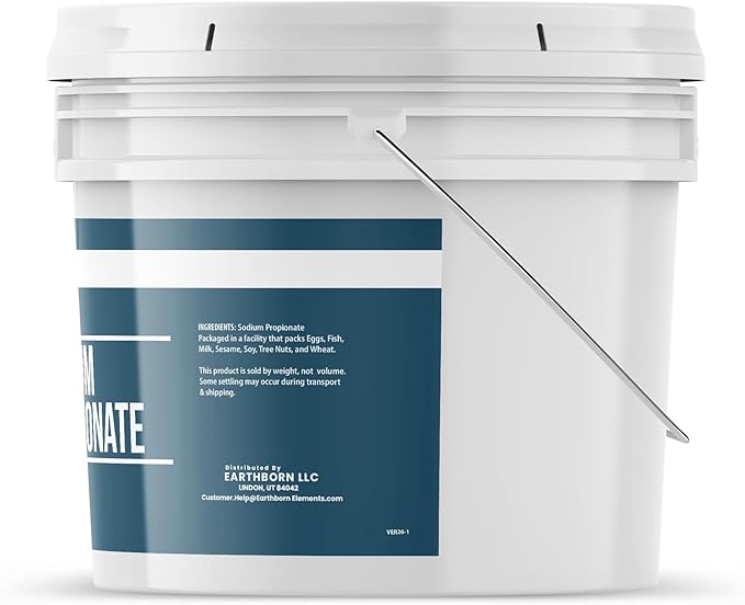 Earthborn Elements Sodium Propionate 1 Gallon Food Grade Food Additive (56 Ounce)