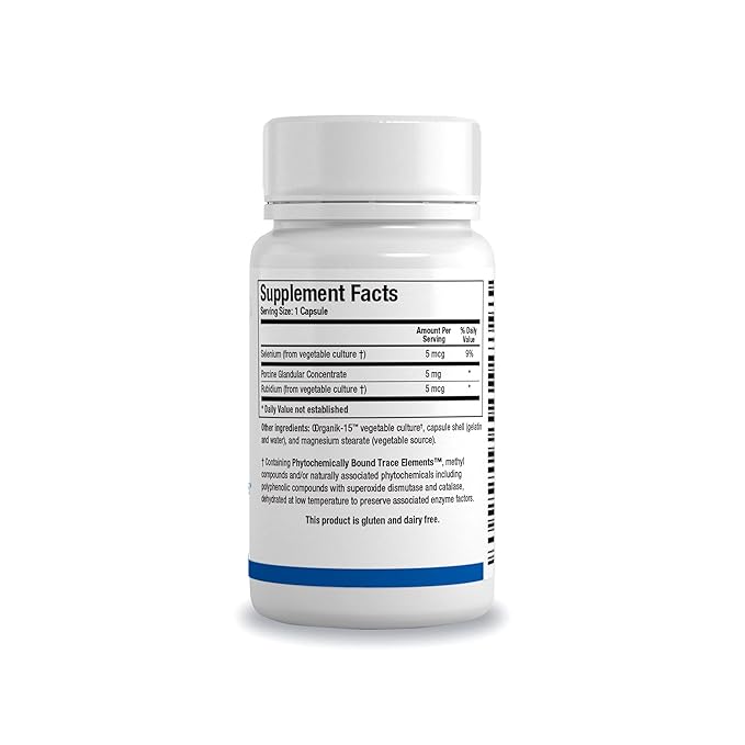 Biotics Research GTA – Selenium Supplement with Rubidium Porcine Glandular Endocrine Glands Support Optimal Hormonal Balance - SOD Catalase Phytochemically Bound Trace Elements™ - 90 Capsules