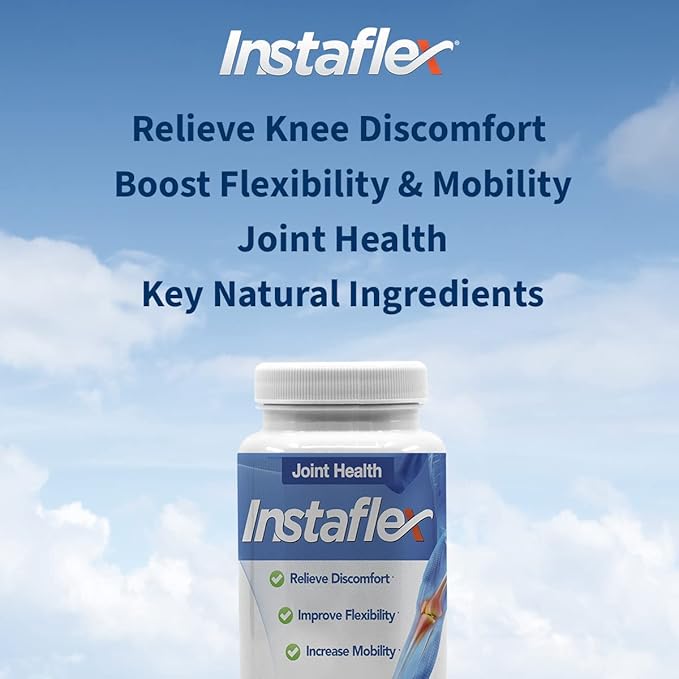 Instaflex Joint Support Supplement for Men and Women - Glucosamine MSM White Willow Turmeric Ginger Cayenne Hyaluronic Acid - 42 Capsules