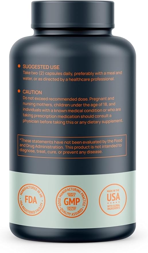 Liposomal Vitamin C 1600 mg — Fat‑Soluble High‑Absorption Liposomal C Capsules for Immune &amp Skin Support | NSF‑Certified Non‑GMO Gluten‑Free | 180 Capsules (90‑Day Supply)