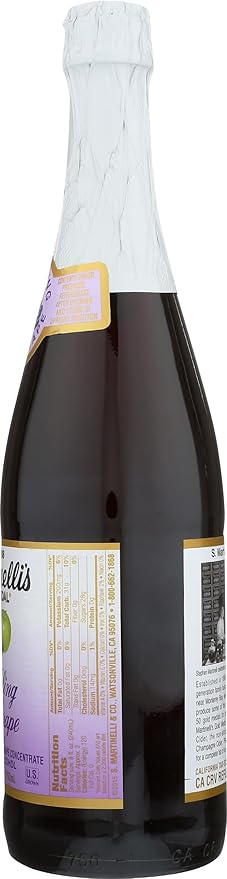 Martinelli's Sparkling Apple Grape Juice 25.4 oz. (Pack of 2)