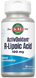 Kal 100 Mg R-lipoic Acid Activoxidant Tablets 60 Count