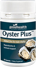 Goodhealth Zinc Plus Oyster Extract – 60 Capsules – Natural Marine-Sourced Zinc Supplement – Imported from New Zealand