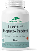 Provita Liver Hepato-Protect | Liver Cleanse Detox &amp Repair Supplement | Milk Thistle Liver Detox with Dandelion Artichoke &amp Glutathione | Natural Liver Support Supplement for Liver Health &a