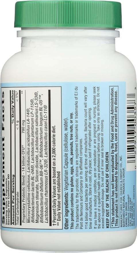 Now Pb 8 Pro-biotic Acidophilus Caps Vegetarian 120caps X 2