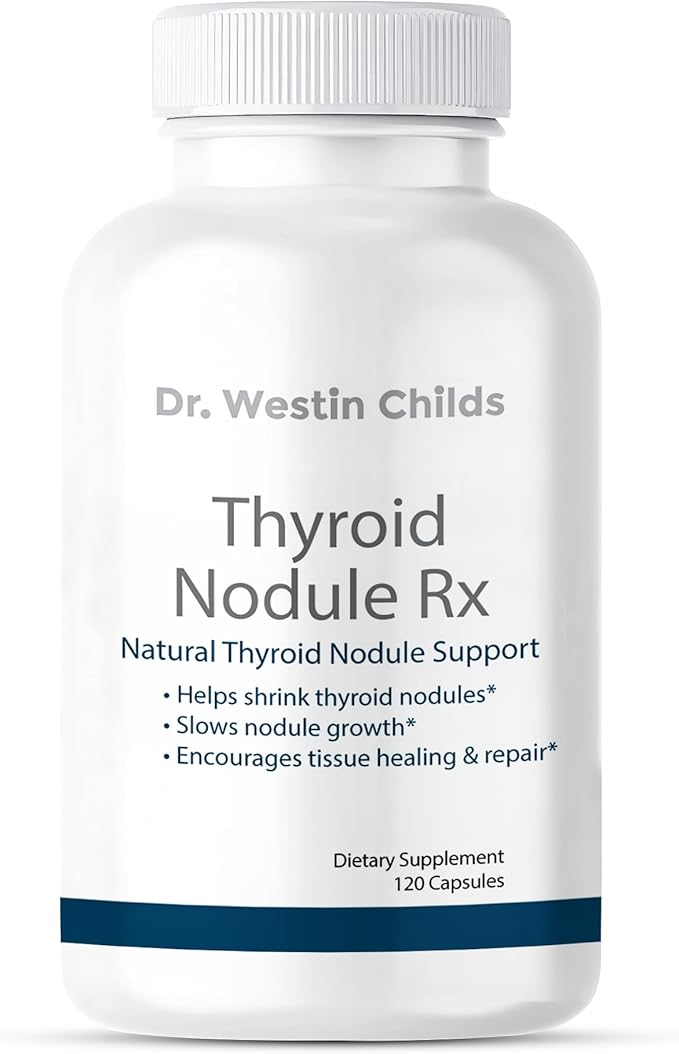 Dr. Westin Childs Thyroid Nodule Support Supplement for Shrinking &amp Reduced Gland Size Health &amp Control for Women &amp Men: Boswellia Turmeric Myo-Inositol Selenium Prunella Vulgaris 120