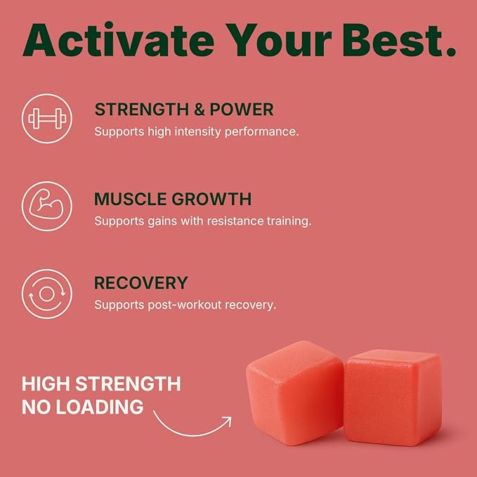 Creatine Monohydrate Gummies – 3600mg Real Creatine Per Serving – Transparent Label Juicy Watermelon Flavor Lab-Tested Strength &amp Recovery Supplement