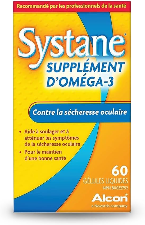 Alcon Systane Vitamin Omega-3 Healthy Tears 60 Softgel