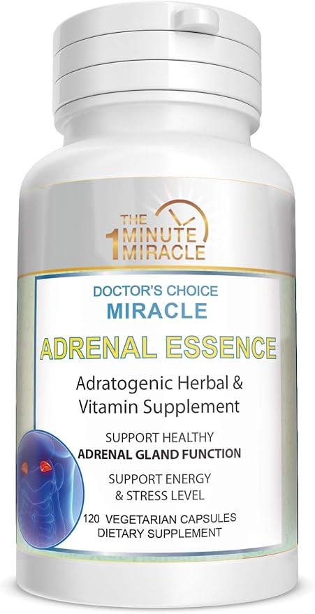 Miracle Adrenal Essence Doctor's Choice - Adratogenic Herbal &amp Vitamins Supplement
