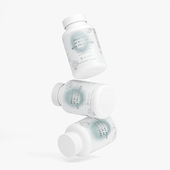 Probiotic 40 Billion CFU with Prebiotics MAKTrek® Bi-Pass Technology 4 Strain Digestive &amp Gut Health Support for Men &amp Women Promotes Balance Immune Function &amp Regularity Made in USA