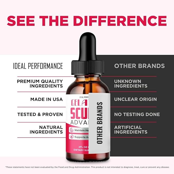 Gelatine Sculpt Drops Official Gelatine Sculpt Supplement Dropper All Natural Keto Liquid Droppers Advanced Formula Sustain Active Lifestyle &amp Fitness Goals GelatineSculpt Reviews (3 Pack)