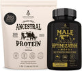 Ancestral Supplements MOFO &amp Vanilla Protein Bundle for Men – Supports Strength Energy Hormone Health &amp Recovery – Grass Fed Beef Organ Blend with 20g Protein Gut Health Support &amp Organ