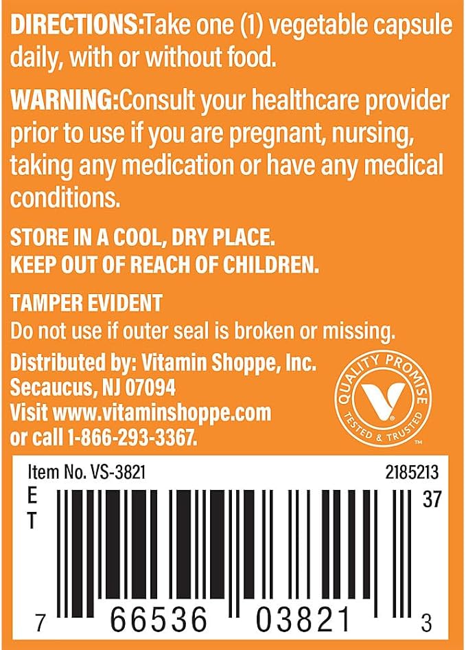 The Vitamin Shoppe Ultimate 10+ Probiotics 13 Billion CFUs Digestive &amp Immune Support Multi-Strain Probiotic Supplement for Men &amp Women Gluten Free Non GMO Vegetarian 60 Capsules