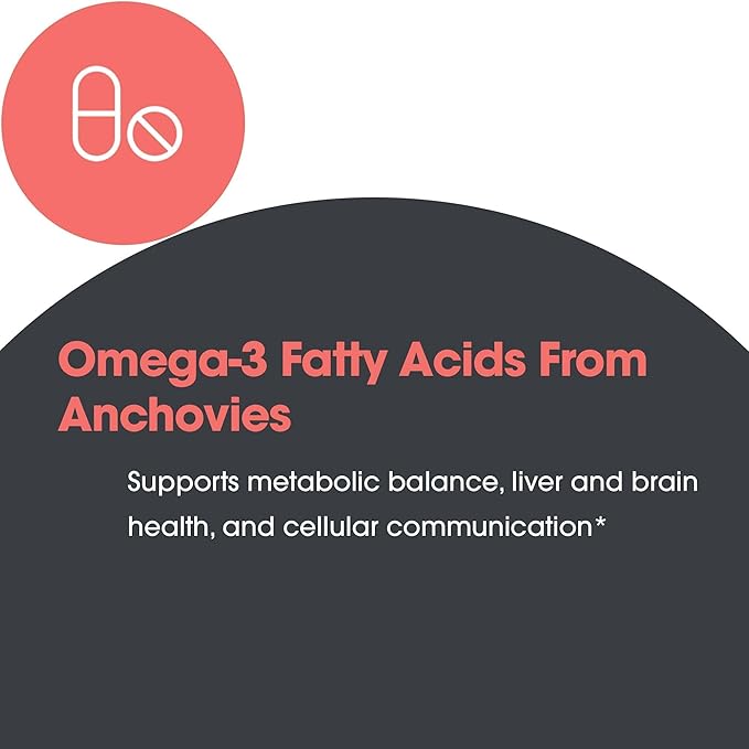 Allergy Research Group Super EPA - Omega 3 Supplement Fish Oil Concentrate EPA DHA Omega 3 Fatty Acids Sustainably-Sourced Anchovies Softgels - 200 Count