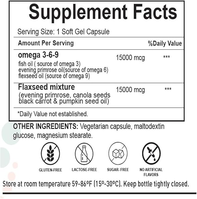 H4U Maximum Care Omega-3 from Fish Oil Dietary Supplement Softgels for Eye Brain Bone &amp Heart Health (90 Count)