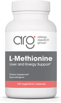 Allergy Research Group L-Methionine - Liver and Energy Support Free Form Amino Acid 500mg Supplement Pure Vegetarian Capsules - 100 Count