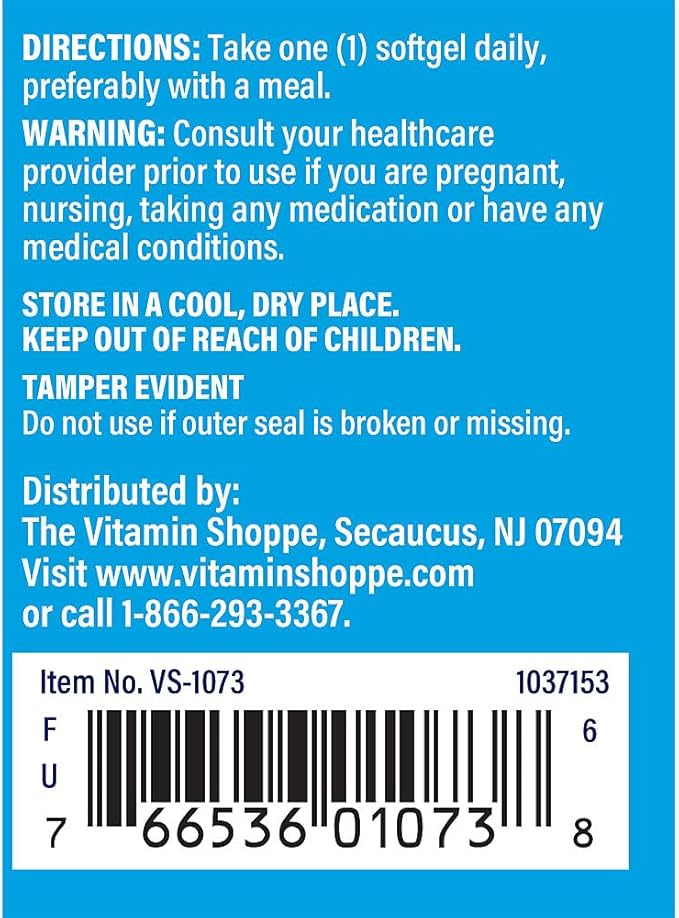 The Vitamin Shoppe Beta-Carotene 25000IU Vitamin A - Antioxidant Vision &amp Immune | Pro-Vitamin A Carotenoid | 300 Softgels | Eye Health