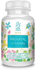 ACTIF Organic Prenatal Vitamin with 30+ Organic Vitamins 100% Natural DHA EPA Omega 3 and Organic Herbal Blend - Non-GMO 90 Count 2024 Formula