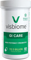 Visbiome® GI Care - High Potency Probiotic - 112.5 Billion CFU Live Probiotics Original De Simone Formulation Made in USA 60 Capsules.