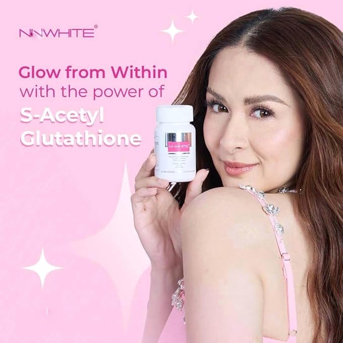 NU-White S-Acetylene Glutathione: Achieve Glowing Skin from Within (30 Capsules)