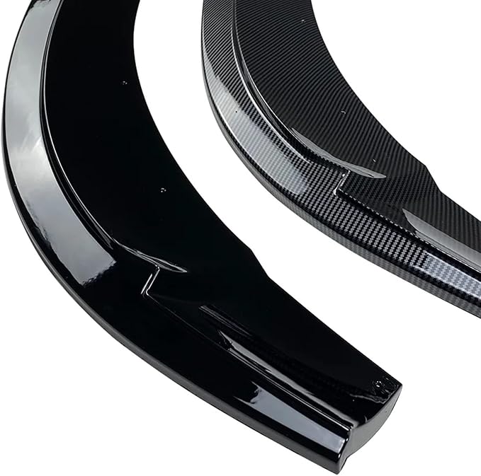 DYXN Front Bumper Lip Splitter Trim Under Chin Spoiler Compatible for Benz CLA Class C117 CLA200 260 CLA45 AMG 2013-2015(Gloss Black)