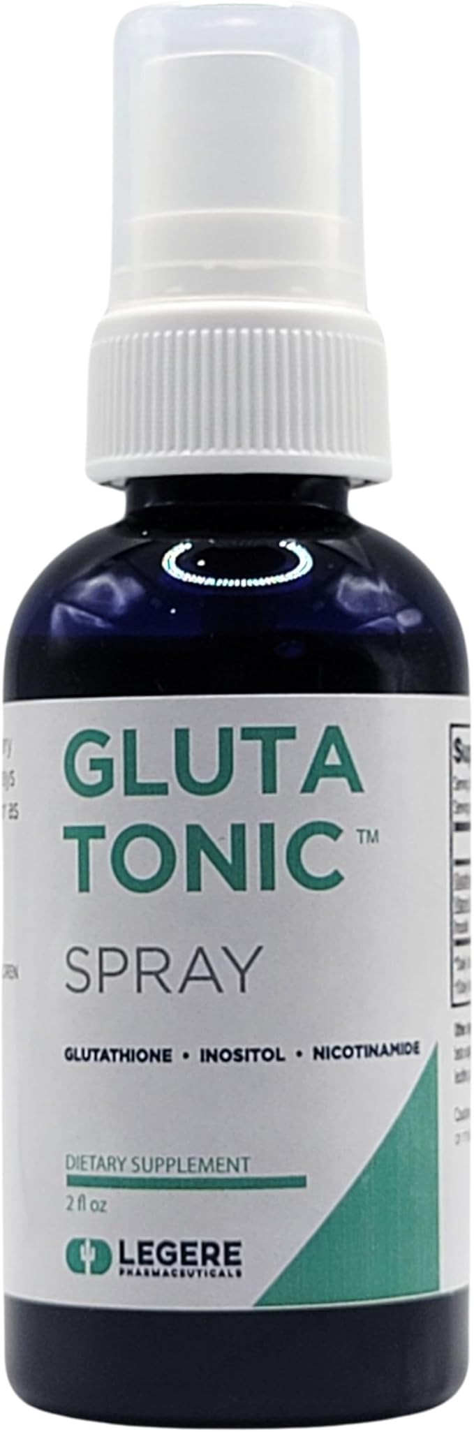 Legere Pharmaceuticals Sublingual Liquid Glutathione Spray 2 fl oz