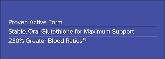 Terry Naturally Clinical Glutathione - Antioxidant Supplement for High Absorption - Dietary Supplement with L-Glutathione - Vegan to Support Cell Health - 60 Slow Melt Tablets