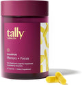 Tally Health Sharpen – Brain Supplement for Focus Memory &amp Long-Term Cognitive Support | 1000mg Taurine Choline &amp B-Complex | Vegan Non-GMO Nootropic for Cellular Brain Health