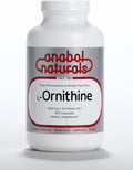 Anabol Naturals L-Ornithine 500 Capsules 500mg Free Form