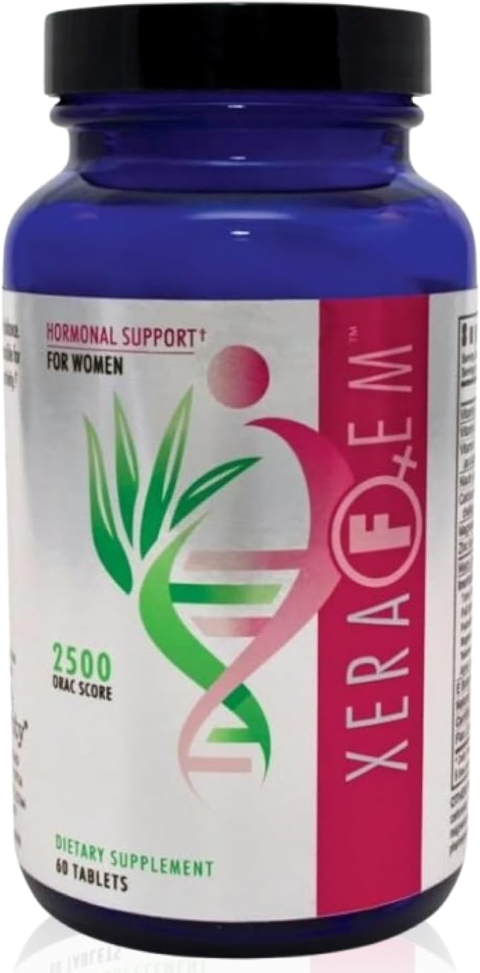Youngevity XeraFem – Hormonal Support for Women with Vitamins Minerals Maca Root and Grapeseed Extract – Supports Hormonal Balance and Immune Health – 60 Tablets