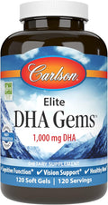 Carlson Laboratories Elite DHA Gems 120 Count