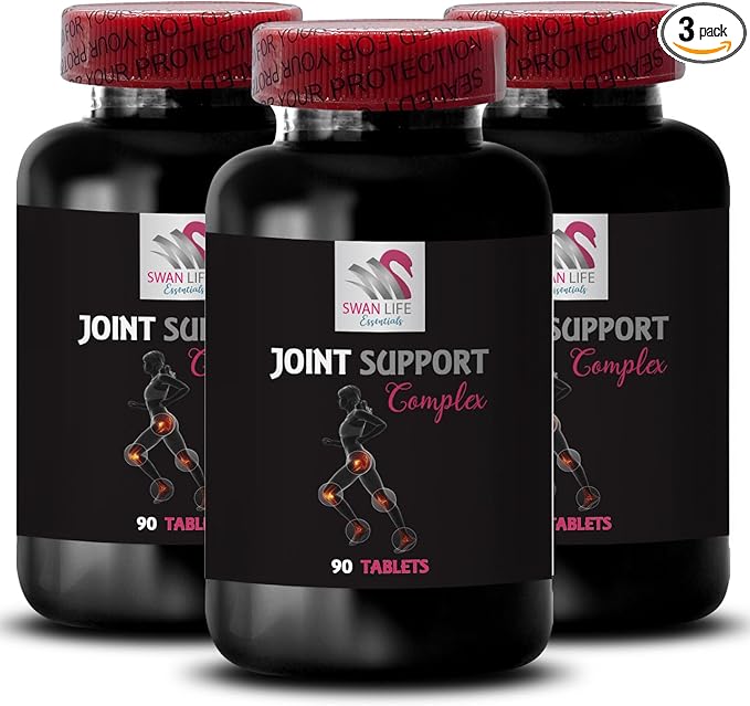 Joint Blend Supplement - JOINT SUPPORT COMPLEX - MSM Support Capsules Glucosamine Sulfate Complex Boron Joint Enhancer Chondroitin Powder Blend Joint Enhancement Solution 3 Bottles 270 Tablets