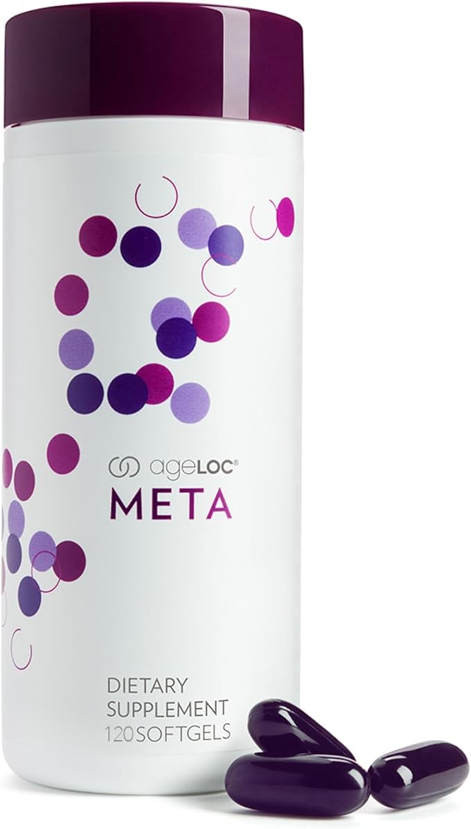 Nu Skin ageLOC Meta | Premium Dietary Supplement | Advanced Soft Gel Capsules Promoting Metabolic Health Immune Support Antioxidant Defense and Improved Gut Health
